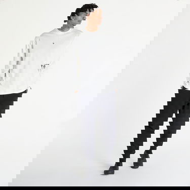 Tričko Y-3 Graphic Long Sleeve Tee UNISEX Off White Biela | IZ3121, 5