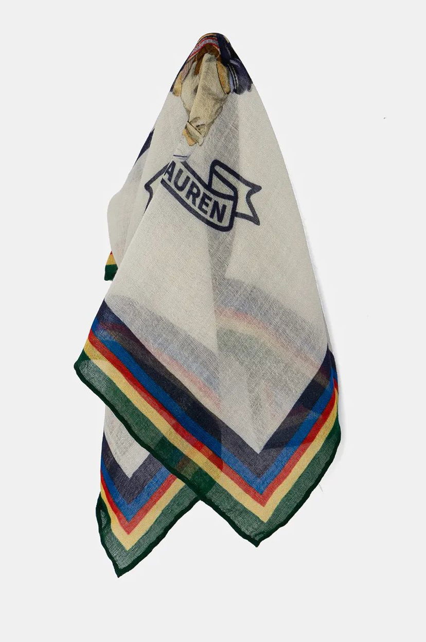 Šál Polo by Ralph Lauren Scarf Biela | 455954345