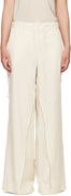 Helmut Lang Gusset Wide Leg Trousers