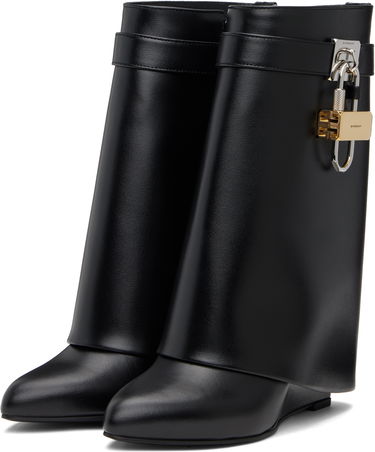 Tenisky a topánky Givenchy Givenchy Shark Lock Wedge Ankle Boots Čierna | BE602RE147001, 4