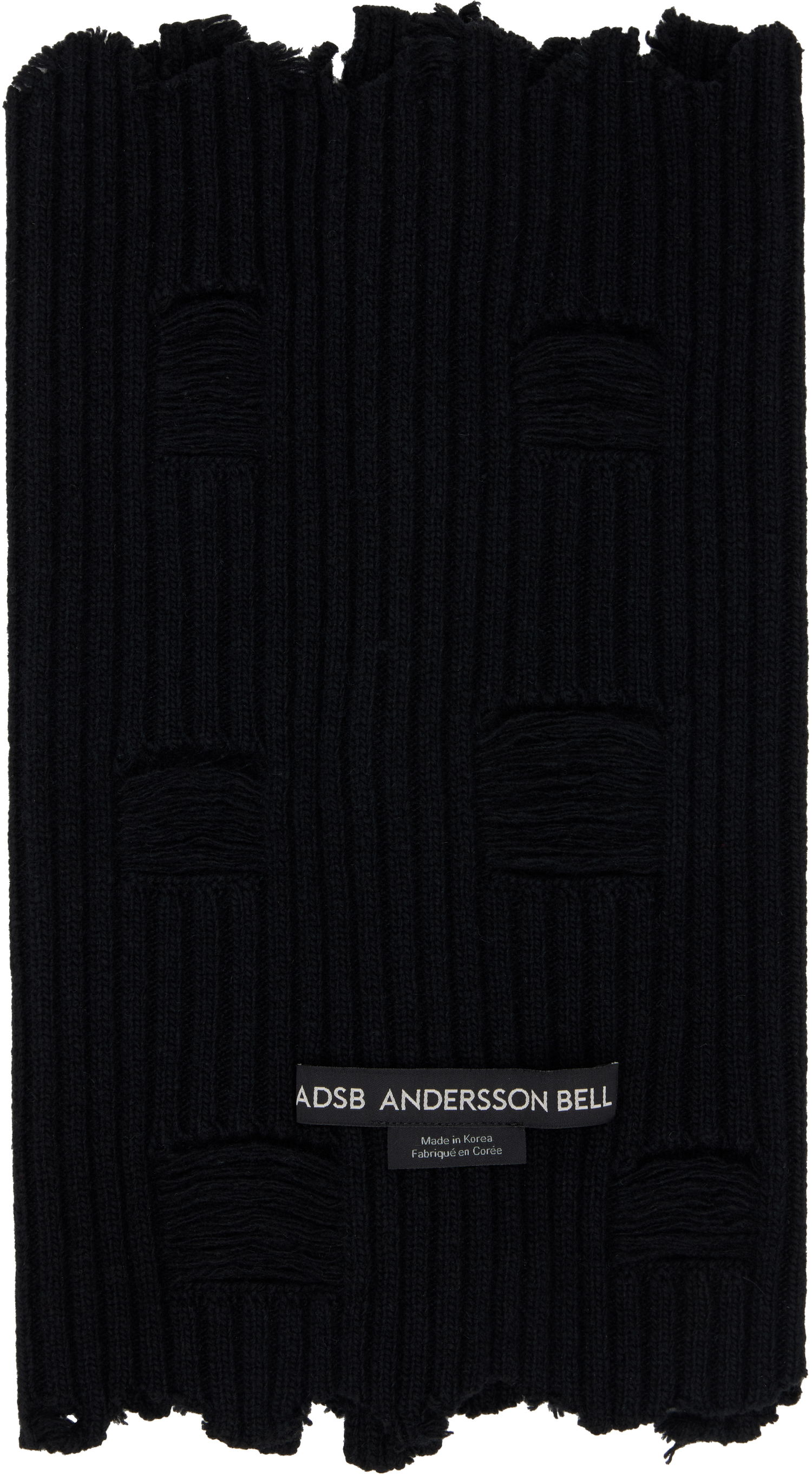 Šál Andersson Bell Wool Neck Warmer Scarf Čierna | aaa421u, 1