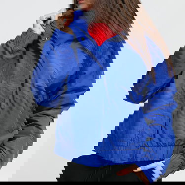 Vetrovka Urban Classics Oversized Shiny Crinkle Nylon Jacket Modrá | TB4073 blue, 2
