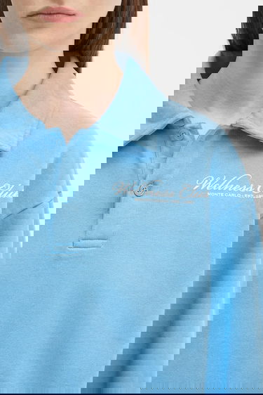 Mikina Sporty & Rich Sporty & Rich Wellness Club Mc Polo Sweatshirt Modrá | ST072620081BL24, 3