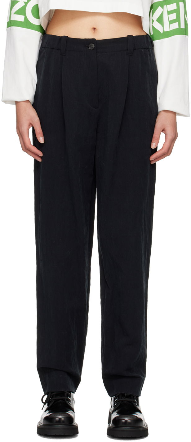 Nohavice KENZO Paris Tailored Čierna | FD52PA0779FB, 0