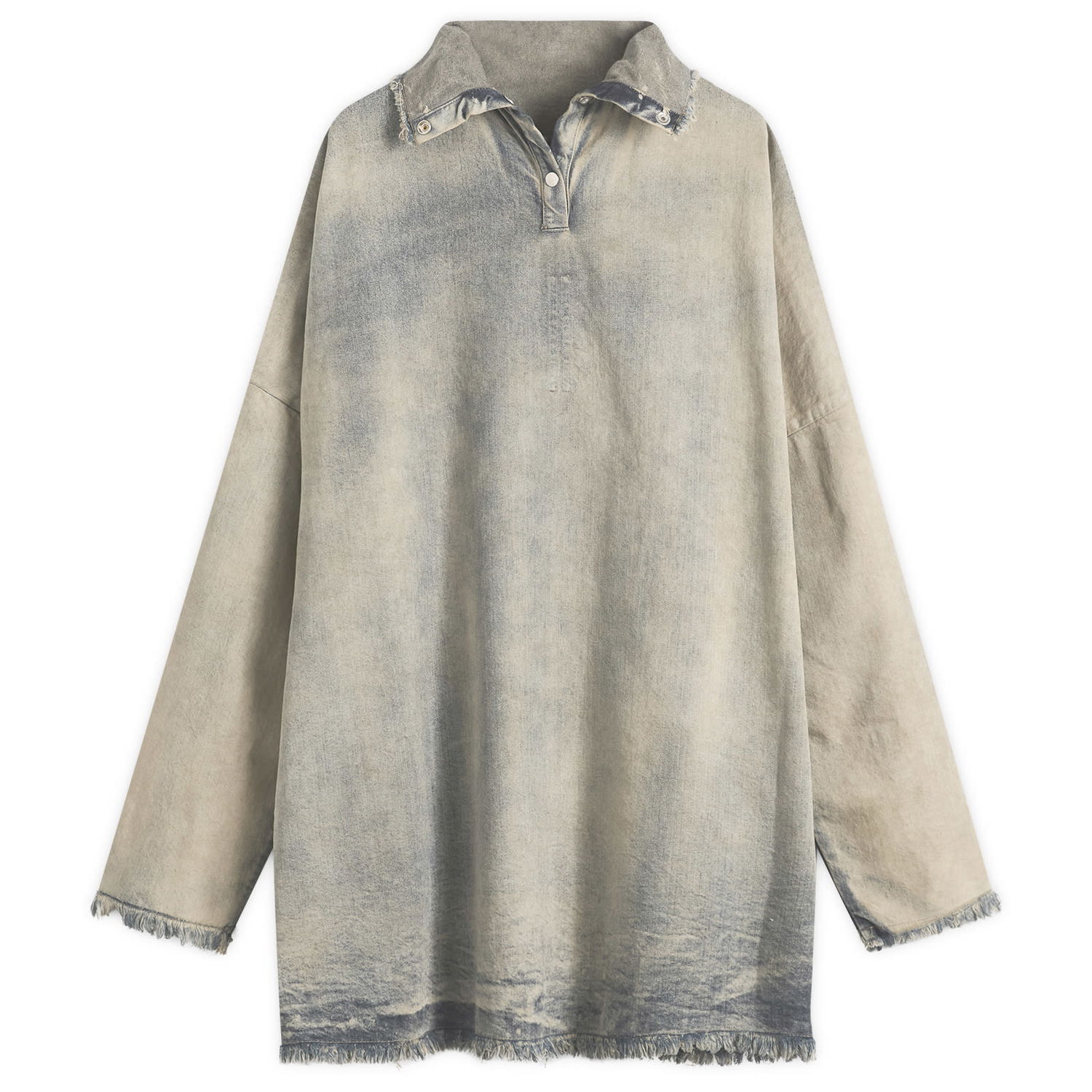 Tričko Rick Owens DRKSHDW Long Sleeve T-Shirt Šedá | DS02E7229-DMP-38, 0