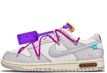 Tenisky a topánky Nike Off-White x Dunk Low ''Lot 28 of 50'' Biela | DM1602-111, 1
