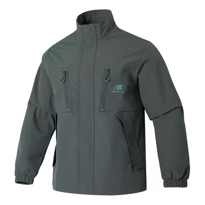 Vetrovka New Balance NBX Homehub Stand Collar Jacket Zelené | AMJ33374-MNU