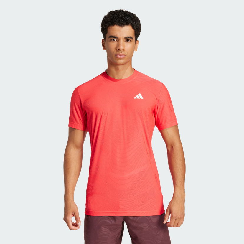 Tričko adidas Performance Heat.RDY Freelift Tennis T-Shirt Červená | JE3508