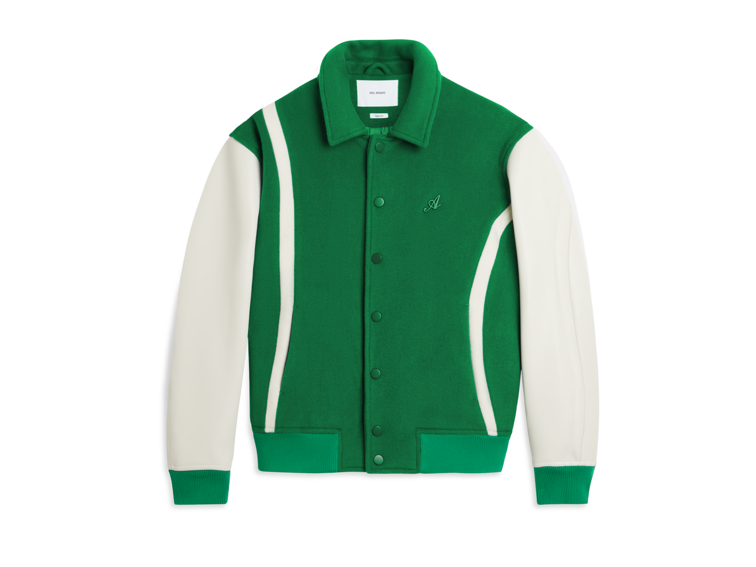 Bunda AXEL ARIGATO Bay Varsity Jacket Zelené | A2183004, 0
