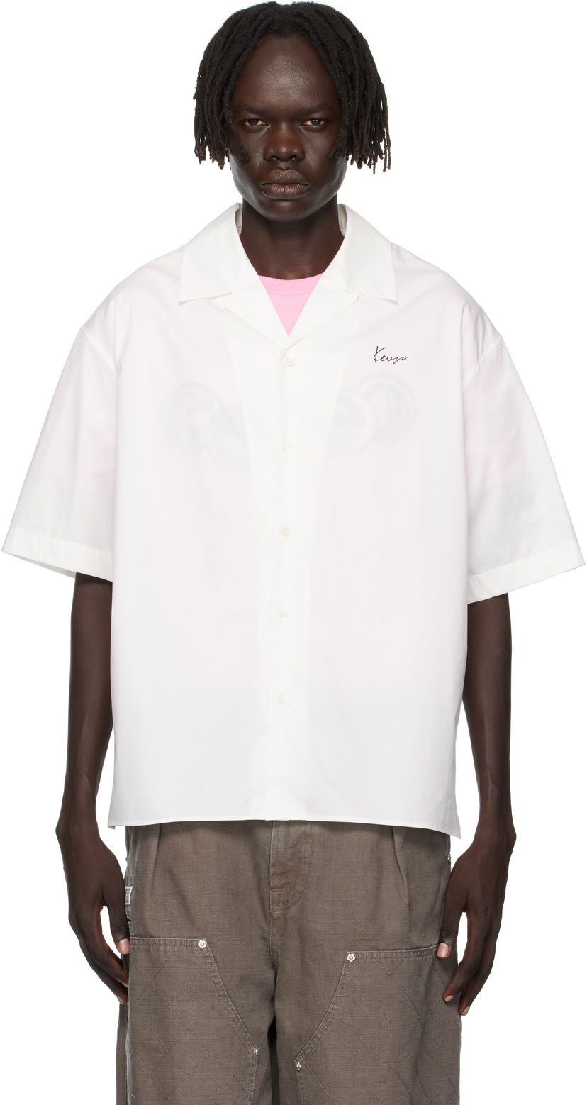 Košeľa KENZO Kenzo 'KENZO Archive Bouquet' Shirt Biela | FF65CH1329P5