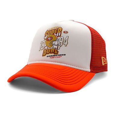 Klobúk New Era San Francisco 49ers NFL Super Bowl 9FORTY Trucker Cap One Size (56-59 cm) Červená | 60595295, 0