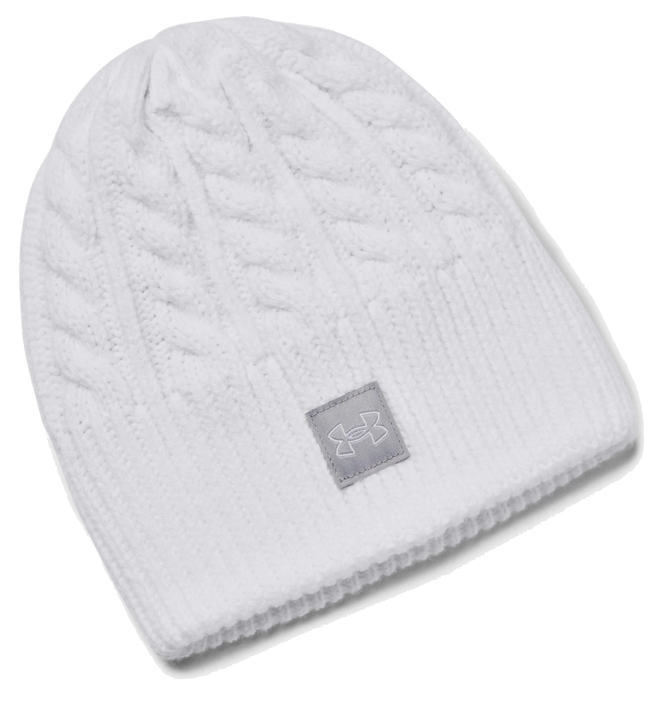 Kulicha Under Armour Halftime Cable Knit Beanie Biela | 1379995-100, 0