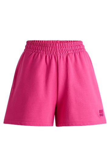 Šortky BOSS Terry Shorts with Embroidered Logo Ružová | 50536943, 0