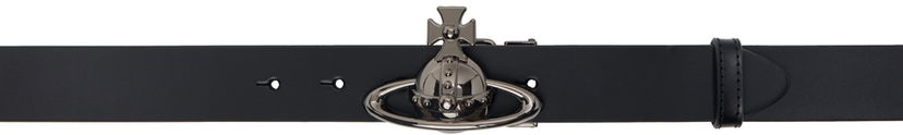 Opasok Vivienne Westwood Black Orb Buckle Belt Čierna | 82010074U-L008N-