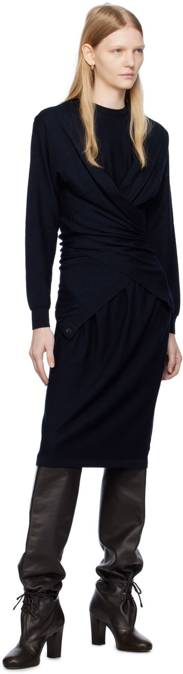 Šaty LEMAIRE Lemaire Midi Dress Navy | DR1030 LK087, 3
