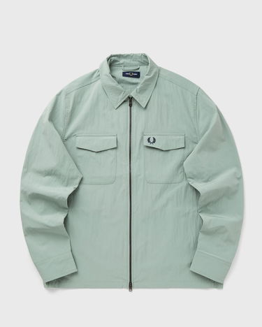 Košeľa Fred Perry Fred Perry Zip Through Overshirt Zelené | M5684-Z16, 0