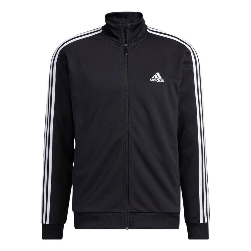 Súprava adidas Originals 3-Stripes Doubleknit Track Jacket Čierna | IA9378