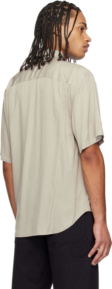 Košeľa rag & bone Rag & Bone Matthew Two-Pocket Short Sleeve Shirt Béžová | MBW24HA011VSML, 2