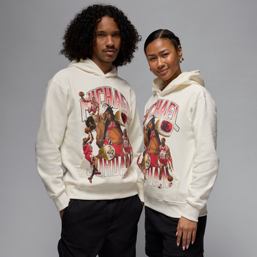Mikina Jordan Jordan Flight Fleece Print Hoodie Béžová | HJ4396-133, 1