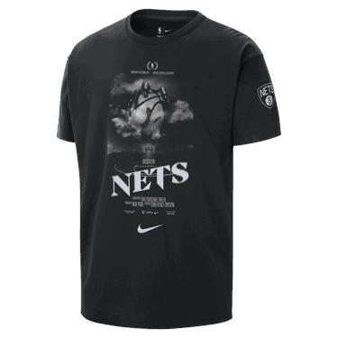 Tričko Nike NBA Nets T-shirt Black Čierna | HJ2716-010, 3