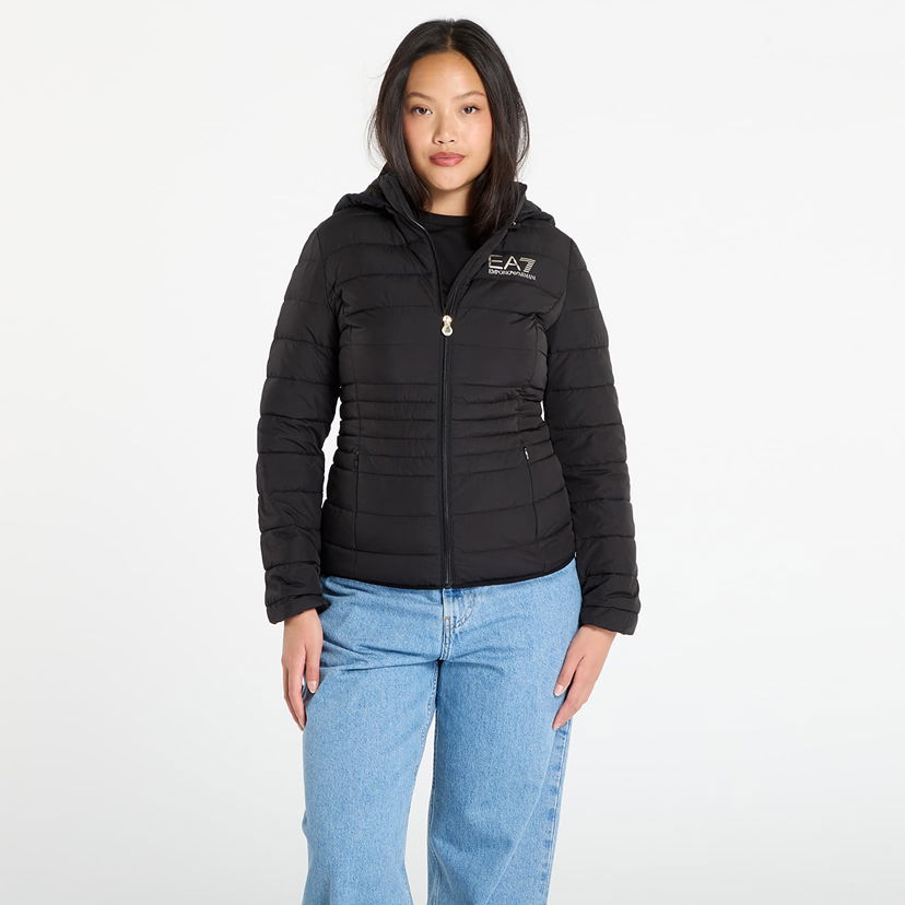 Prešívaná bunda Emporio Armani EA7 Emporio Armani Quilted Hooded Jacket Čierna | 8NTB23TNF8Z0200