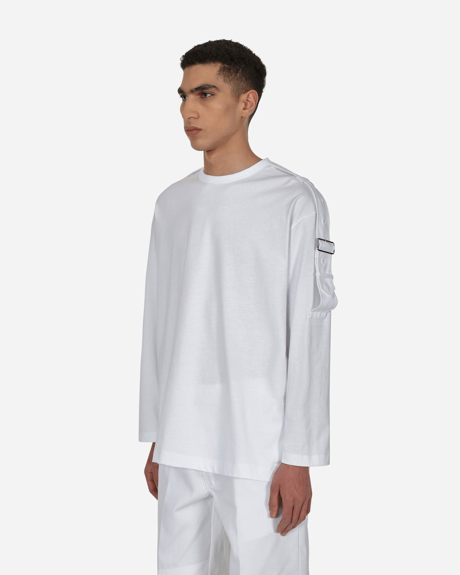 Tričko Comme des Garçons Buckle T-Shirt Biela | FI-T012 2, 1