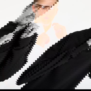 Mikina Urban Classics Cut&Sew Troyer Sweatshirt Čierna | TB7594-00007, 1