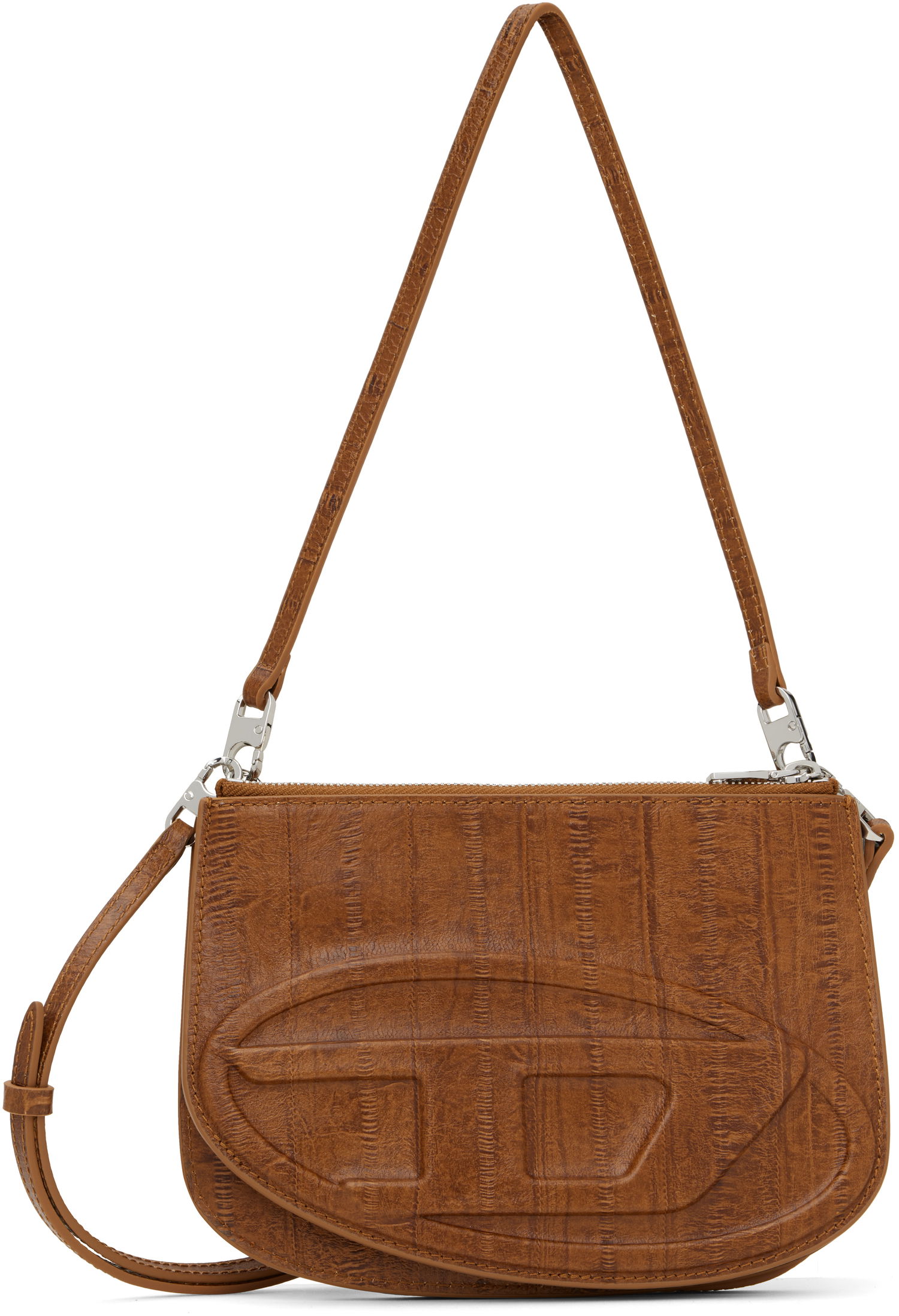 Taška cez rameno Diesel Diesel 1DR Twin Shoulder Bag Hnedá | X10330-P8245-T2231, 0