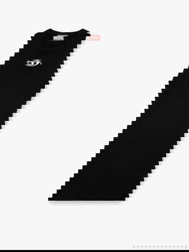 Tielko Diesel Diesel M-CADDIX Ribbed Knit Tank Top Čierna | A174490DLAX9XX, 0