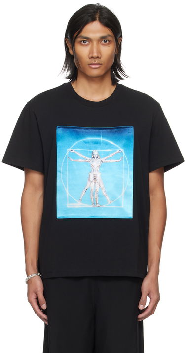 Tričko Stella McCartney Stella McCartney Vitruvian Woman Graphic T-Shirt Čierna | 6J01583SPY79, 0