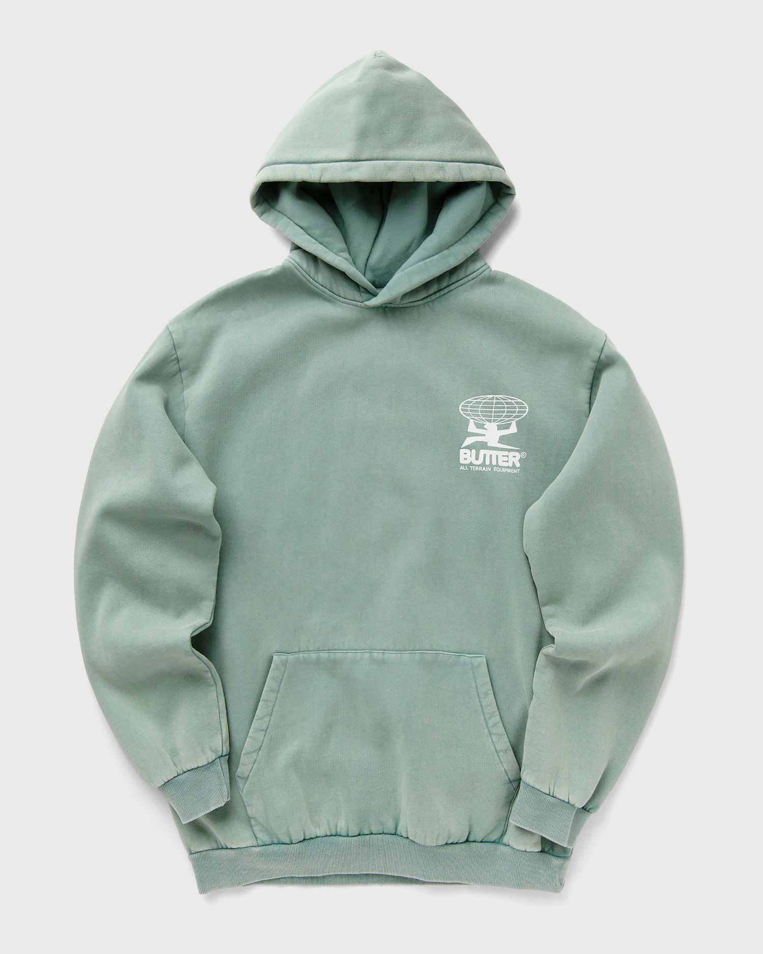Mikina Butter Goods All Terrain Pullover Hoodie Zelené | P20175, 0