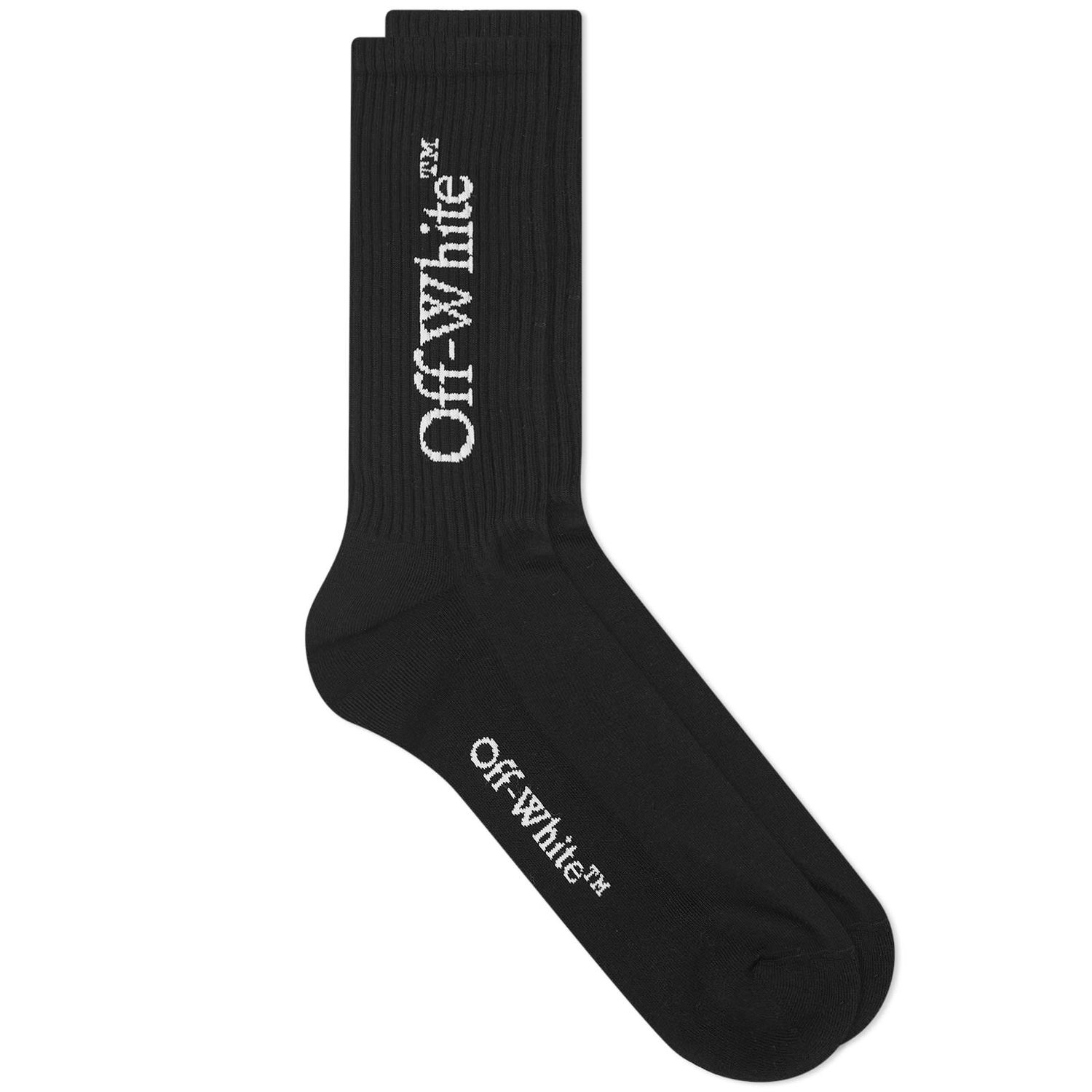 Ponožky Off-White Logo Socks Čierna | OMRA085F23KNI0011001, 0