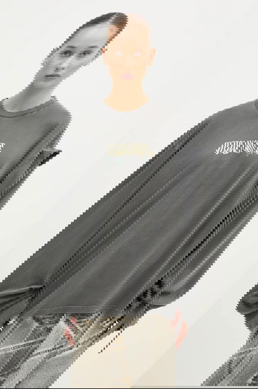 Tričko Ottolinger Ottolinger Deconstructed Oversized Longsleeve T-Shirt Šedá | 2215010111, 0