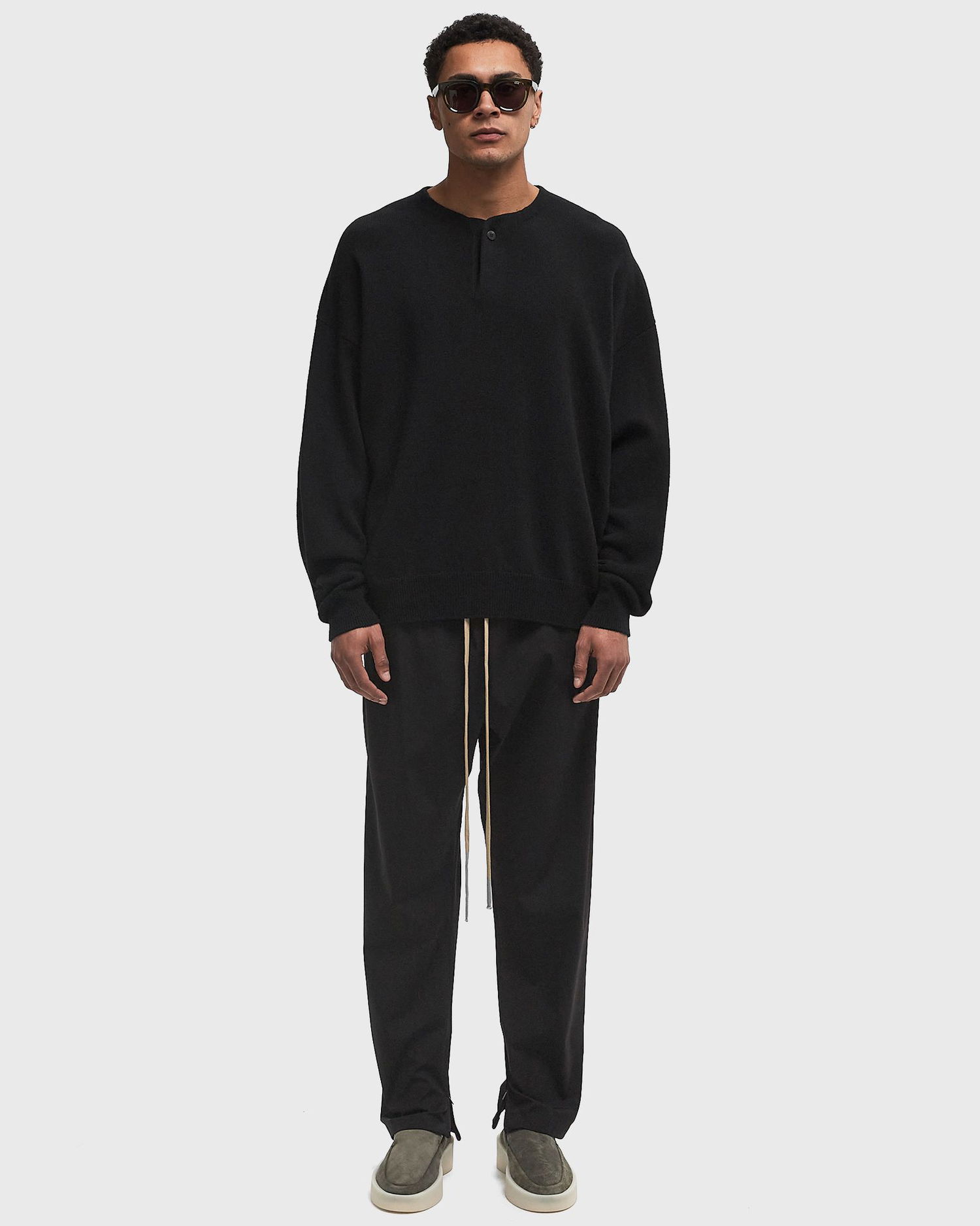 Tepláky Fear of God Fear of God Track Pant Čierna | FGE240-404PON-001, 1