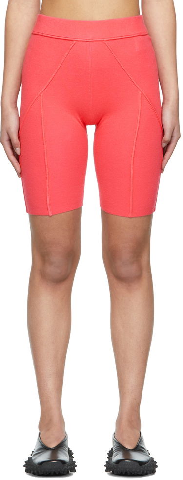Šortky Helmut Lang Ribbed Bike Shorts Ružová | M02HW714, 0