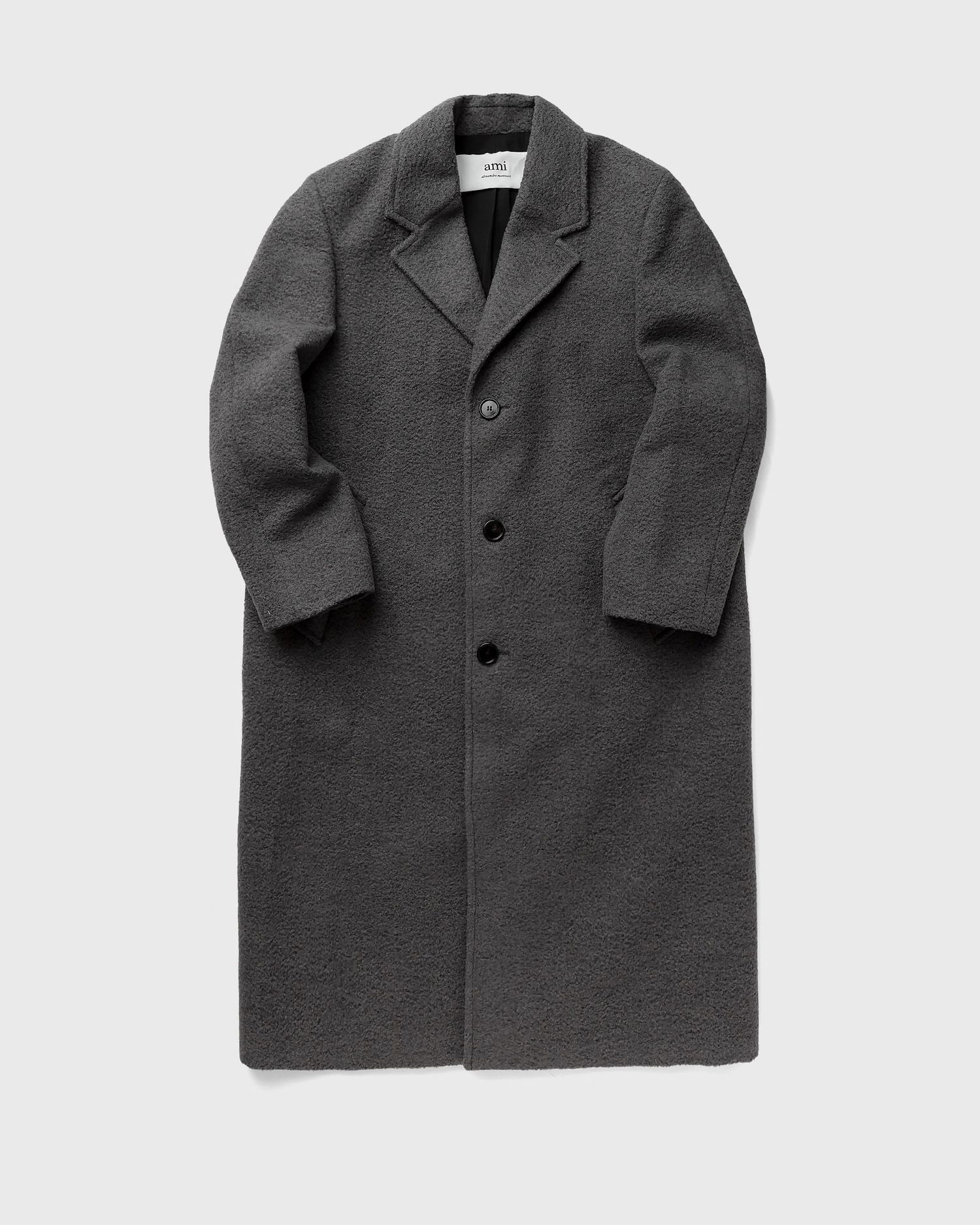Kabáty AMI Paris Oversized Coat Čierna | HCO307.WV0025-055, 0