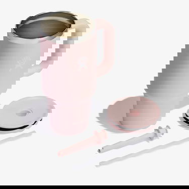 Fľaše Hydro Flask 946ml Travel Tumbler with Handle and Straw Trillium Universal Ružová | TT32PSC678, 4