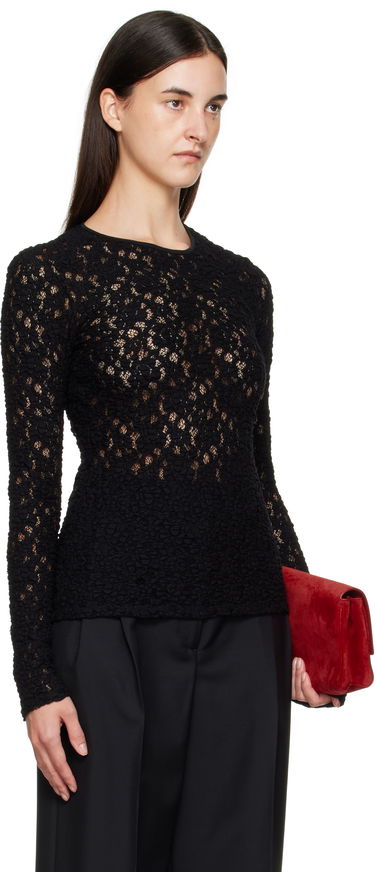 Tričko Max Mara Max Mara Gennaio Lace Top Čierna | 2526946041600, 1