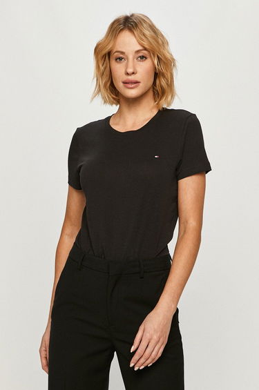 Tričko Tommy Hilfiger T-Shirt Čierna | WW0WW22043, 0