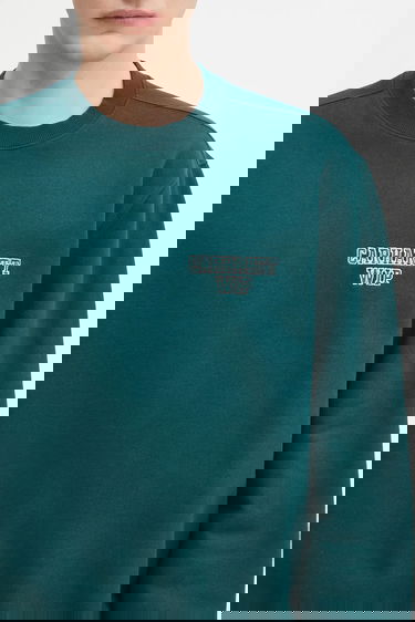 Mikina Carhartt WIP Alumni Crewneck Sweatshirt with Chest Logo Zelené | I035190.05AXX, 3