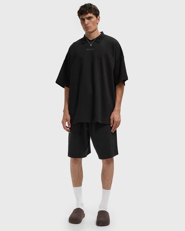 Polo tričko Fear of God 90S Fit Pique Short Sleeve Polo Shirt Čierna | 125SP254400F-861, 2