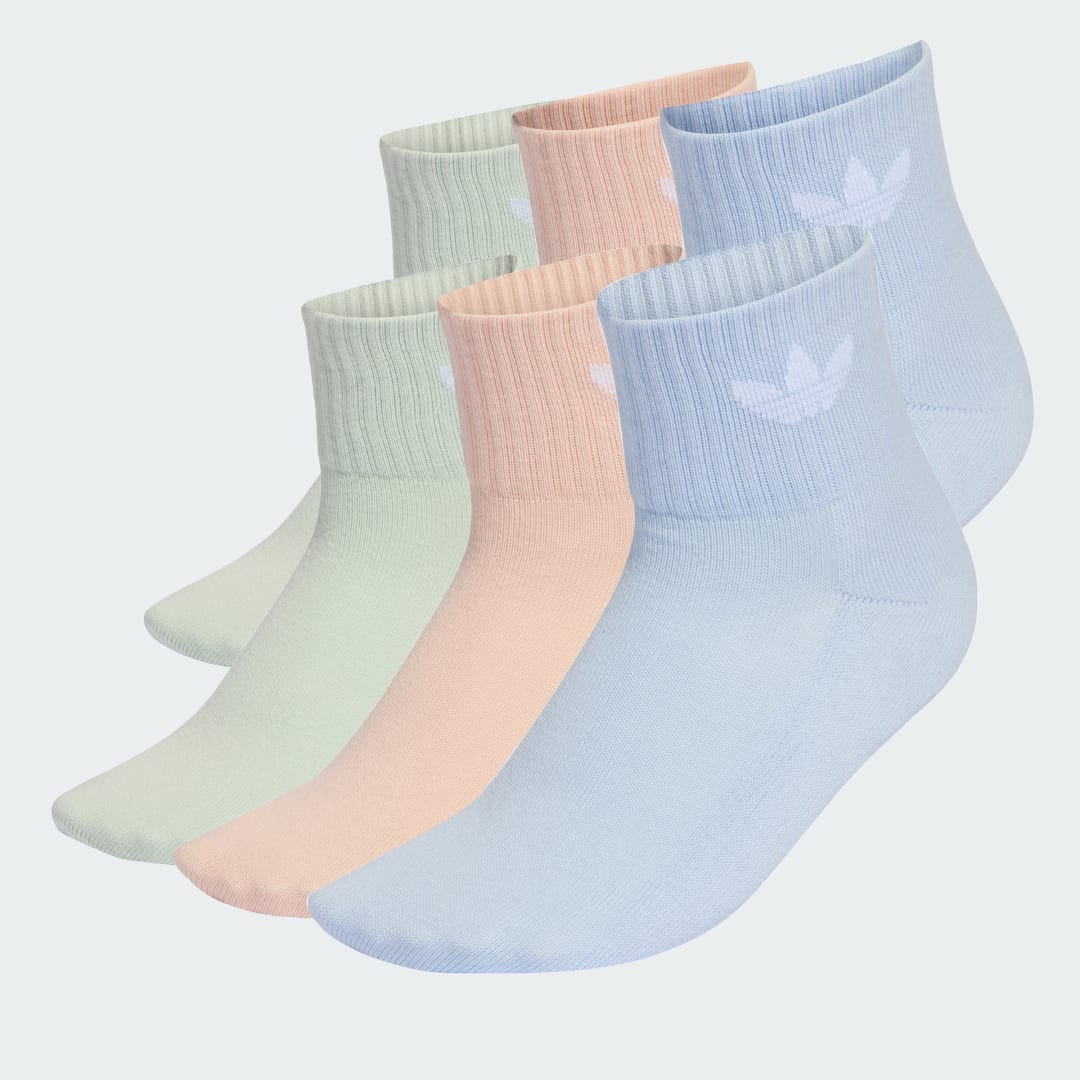 Ponožky adidas Performance Mid Ankle Socks 6-Pack Rôznofarebný | KE0663, 0