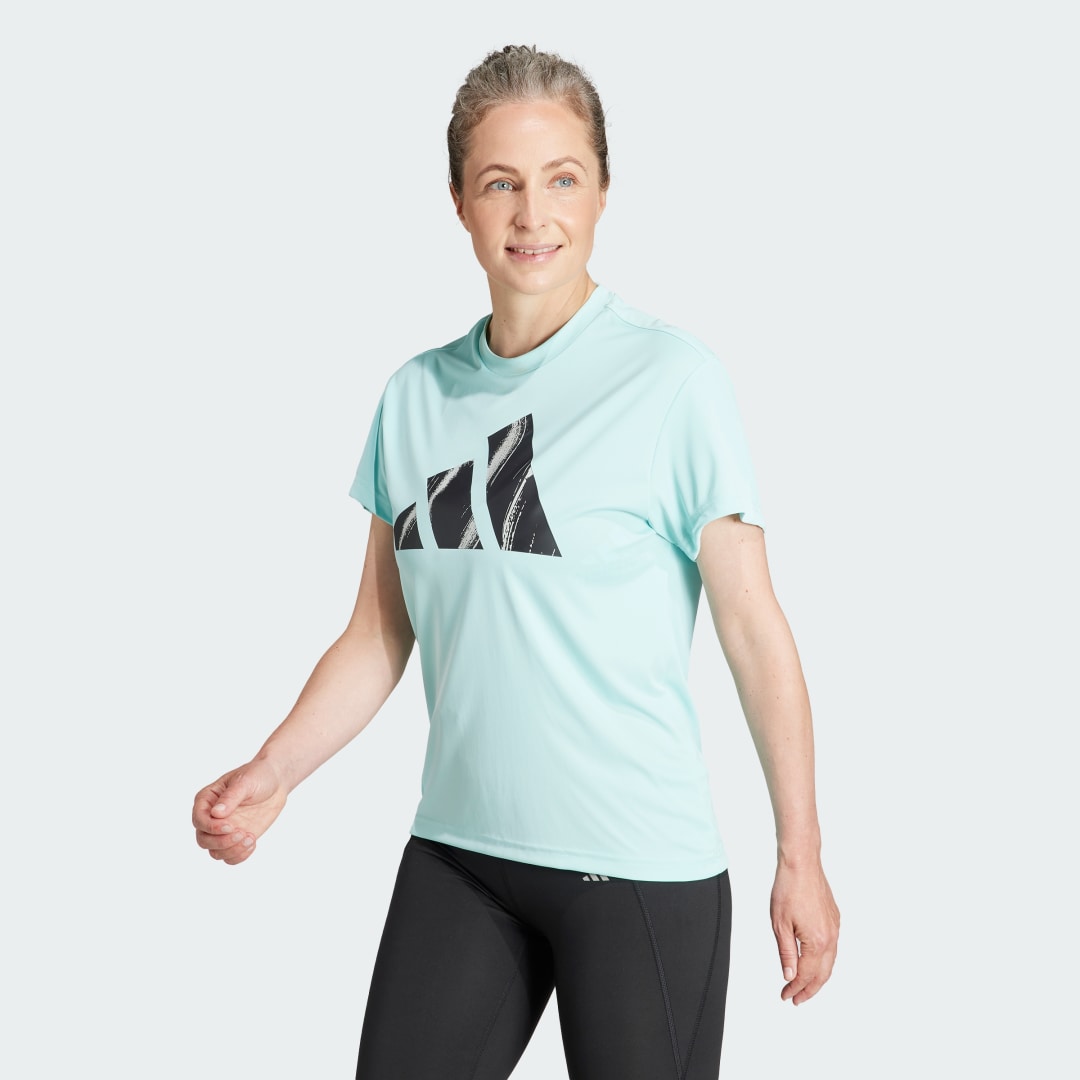 Tričko adidas Performance Light Training Graphic T-Shirt Zelené | IL4747, 1