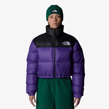 Prešívaná bunda The North Face W NUPTSE SHORT JACKET Fialová | NF0A5GGES961, 0