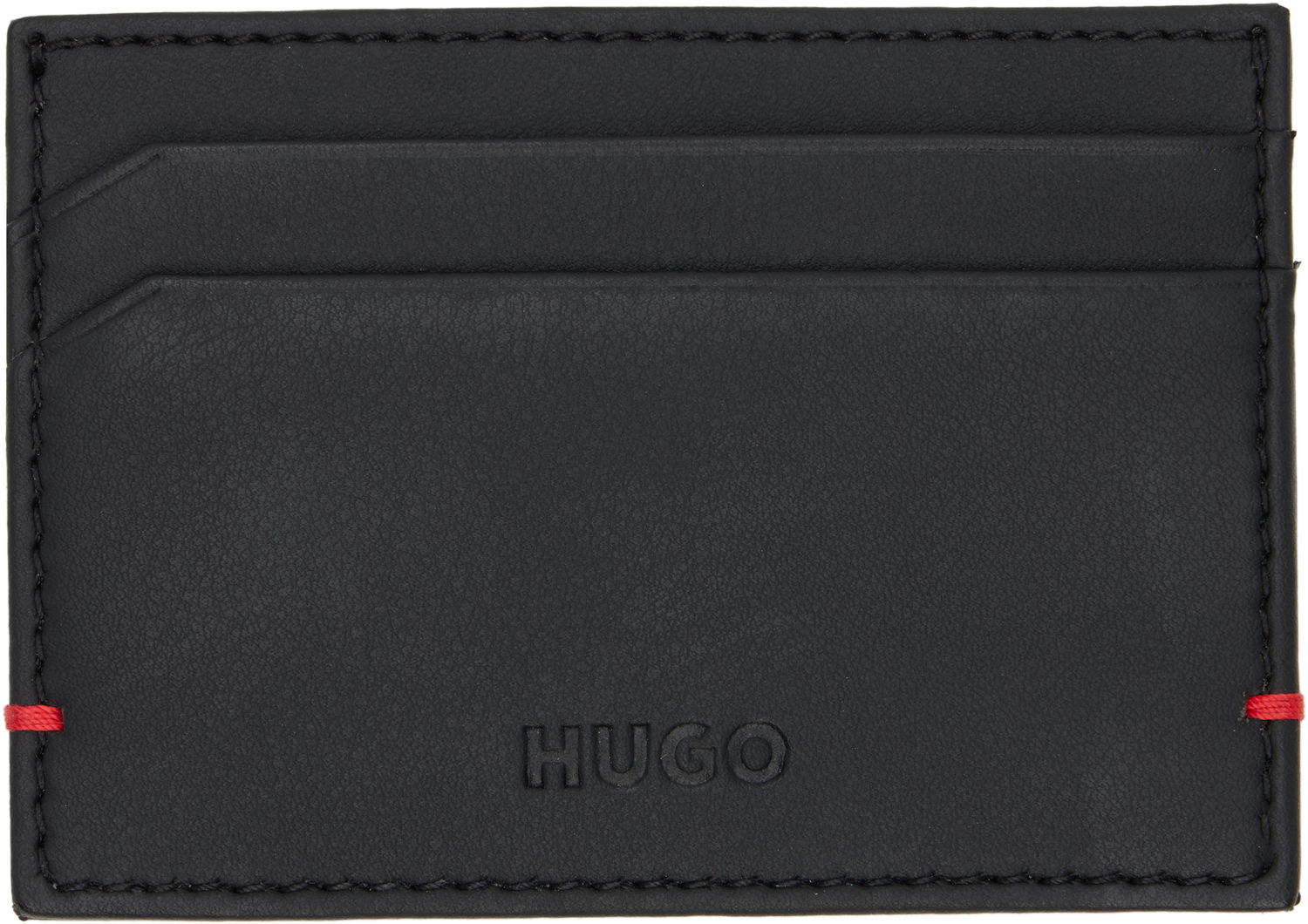 Peňaženka BOSS HUGO Faux-Leather Card Holder Čierna | 50542014, 0
