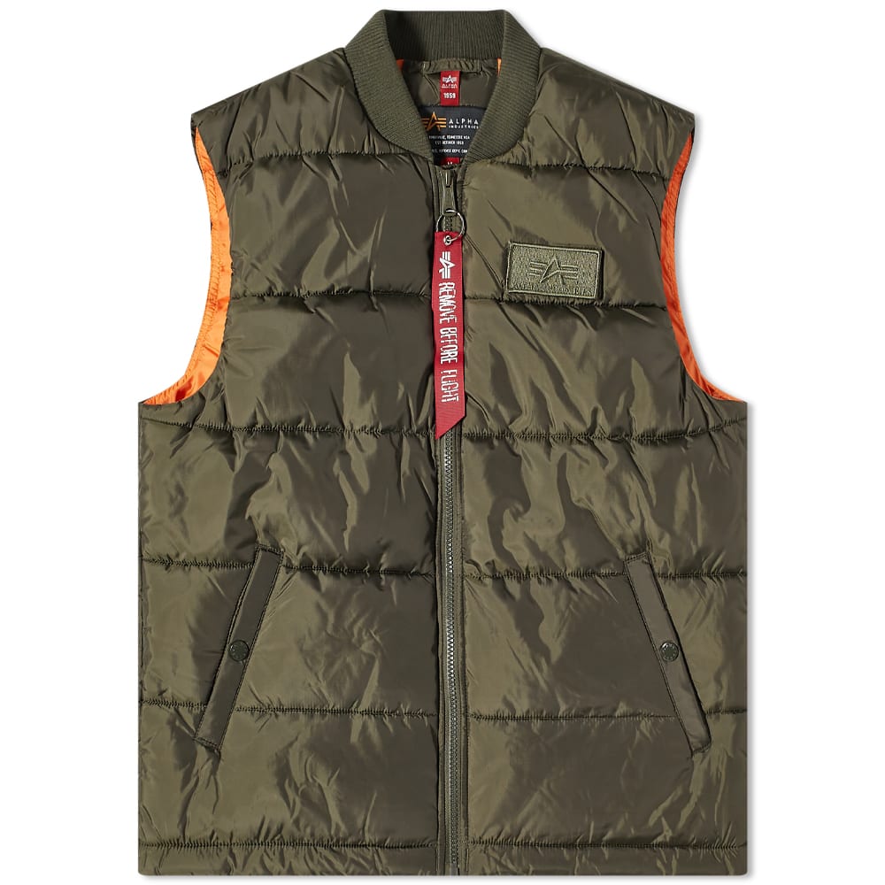 Vesta Alpha Industries Puffer Vest Zelené | 118109-142, 0