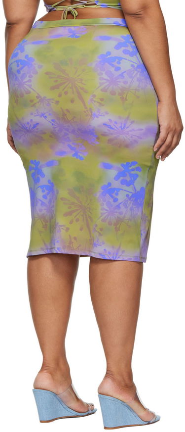 Sukňa Miaou Miaou Paloma Elsesser Edition Preston Midi Skirt Rôznofarebný | 4015-CL-MUD-TK, 2