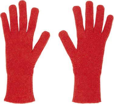 Rukavice Baserange Baserange Ribbed Knit Gloves Červená | ACRG-RC-AU25, 1