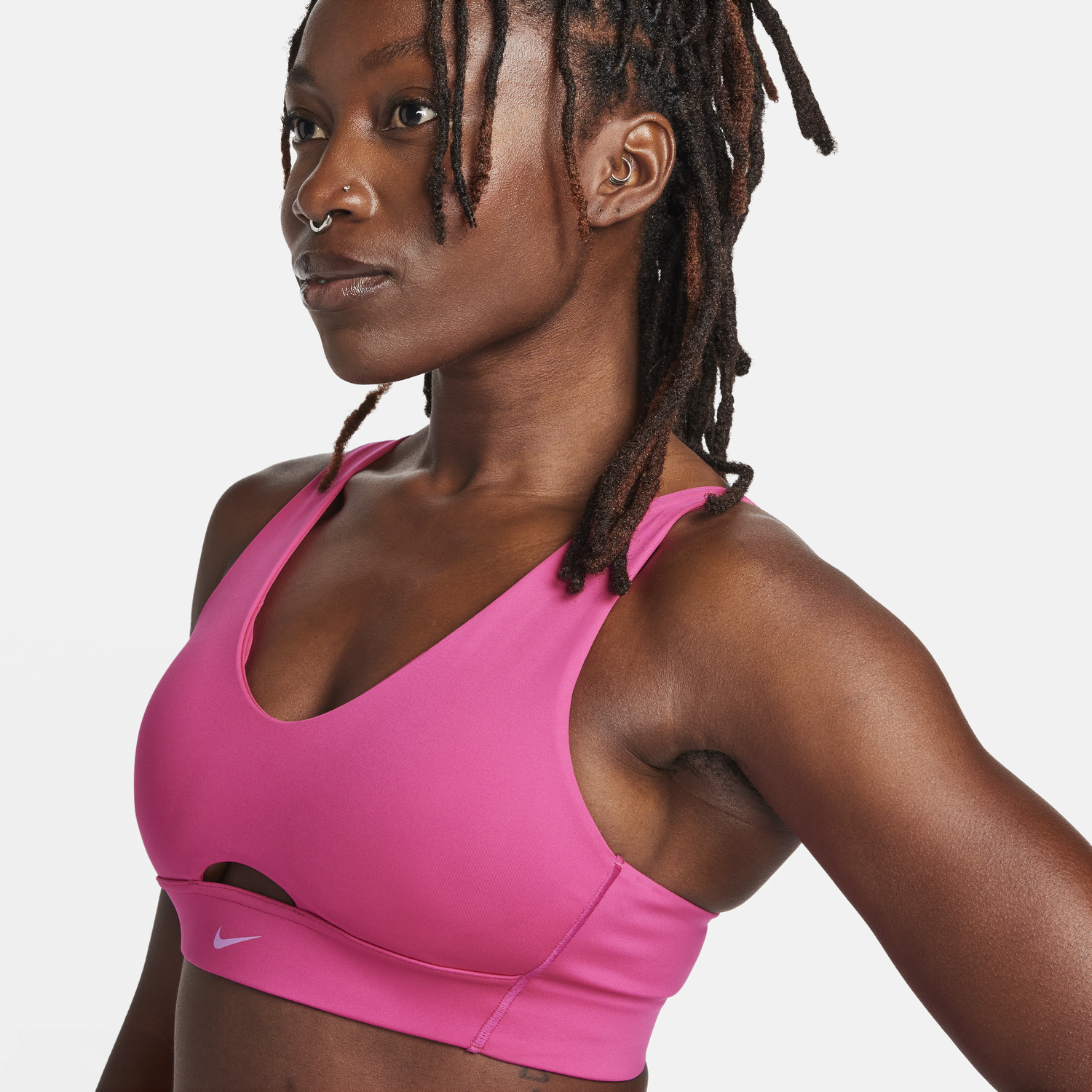 Podprsenka Nike Indy Plunge Cutout Ružová | DV9837-615, 1