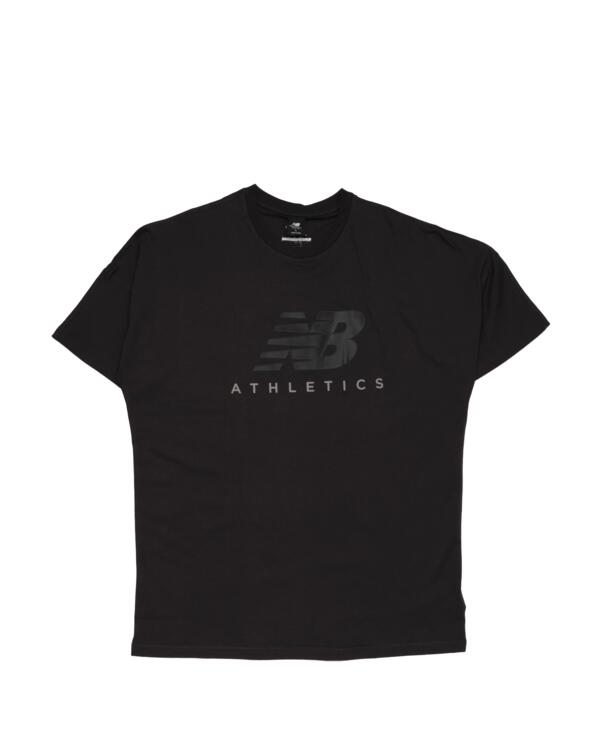 Tričko New Balance Athletics Oversized Tee Čierna | WT23503_PHM, 0
